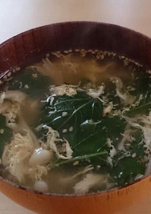 具沢山★モロヘイヤのトロトロお味噌汁-レシピのメイン写真
