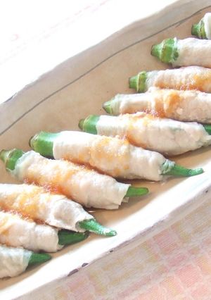 レンジでチン♪オクラの豚巻き^^-レシピのメイン写真