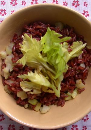 玄米とセロリのチャーハン-レシピのメイン写真