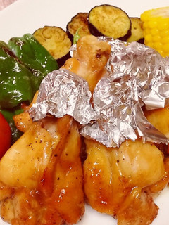 簡単鳥手羽肉の甘辛焼き-レシピのメイン写真