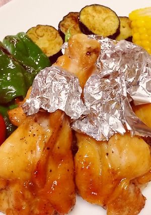 簡単鳥手羽肉の甘辛焼き-レシピのメイン写真
