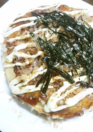 小麦粉と卵でふわふわお好み焼き-レシピのメイン写真