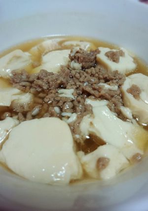 【簡単】豆腐と挽き肉のさっと煮-レシピのメイン写真