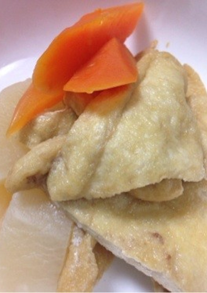 油揚げと人参と大根の煮物-レシピのメイン写真