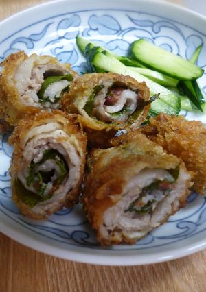 豚肉の梅シソ味のフライ-レシピのメイン写真