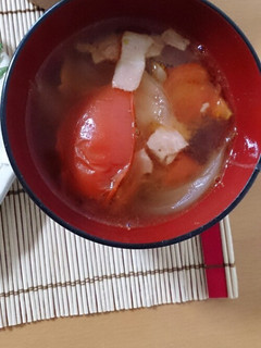 子供でも飲めるトマトのスープ♪-レシピのメイン写真