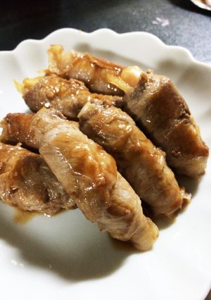 簡単おかず いわしたの新生姜の肉巻き-レシピのメイン写真