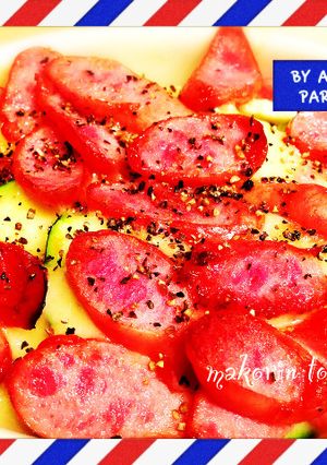 簡単！ズッキーニとウィンナーのチーズ焼き-レシピのメイン写真