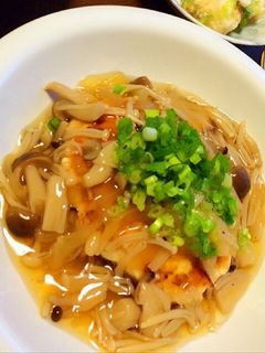 きのこと野菜の和風あんかけハンバーグ-レシピのメイン写真