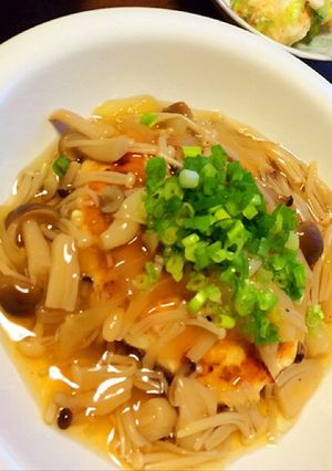 きのこと野菜の和風あんかけハンバーグ-レシピのメイン写真
