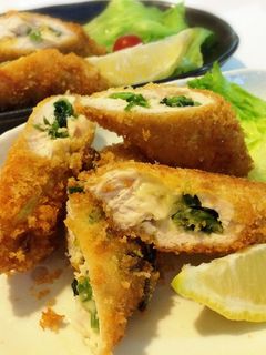 ほうれん草とチーズのささみフライ-レシピのメイン写真