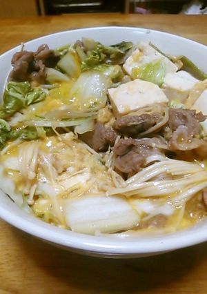 すき焼き卵とじ丼-レシピのメイン写真