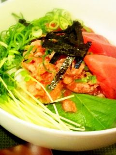 マグロネギトロ丼 甘めのお醤油タレで!-レシピのメイン写真