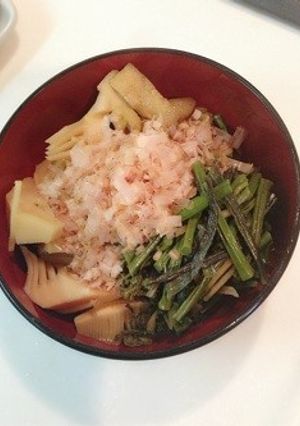 ワラビと筍の炊き合わせ-レシピのメイン写真