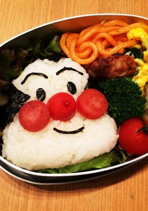 キャラ弁 おむすびマン-レシピのメイン写真