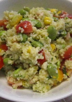 夏野菜のイタリアンクスクス♪-レシピのメイン写真