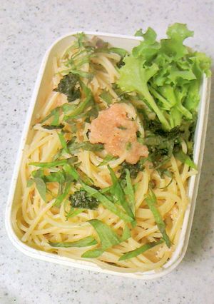 塩レモンde明太子スパゲッティ弁当-レシピのメイン写真