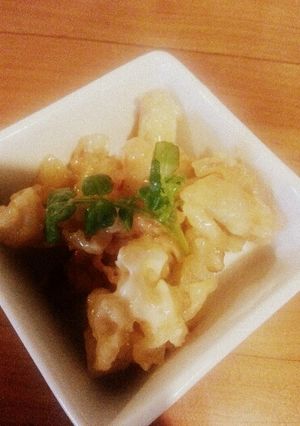 イカ天のチリマヨ和え-レシピのメイン写真