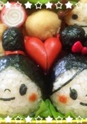 簡単！七夕☆織り姫♡彦星★キャラ弁☆-レシピのメイン写真