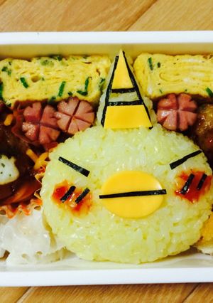 キャラ弁☆おじゃる丸のキスケだっぴ♪-レシピのメイン写真