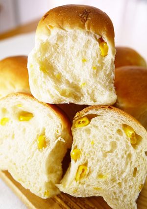 【お惣菜パン】ふわもちコーンちぎりパン-レシピのメイン写真