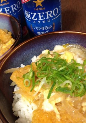 駄菓子で簡単! ビッグカツ丼-レシピのメイン写真