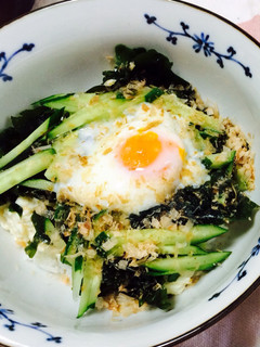 豆腐サラダ丼-レシピのメイン写真