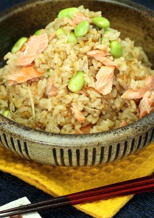 新しょうがと塩鮭の炊き込みご飯-レシピのメイン写真