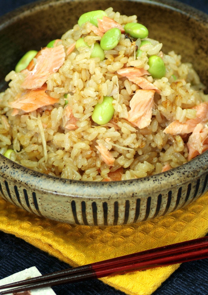 新しょうがと塩鮭の炊き込みご飯-レシピのメイン写真