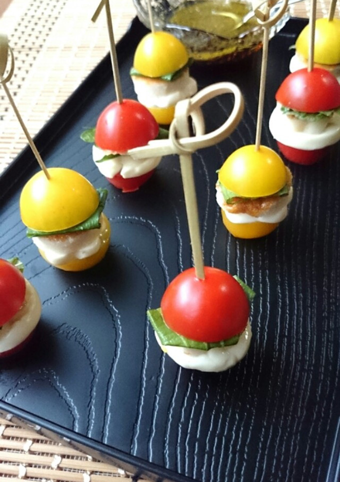 簡単☆さつま揚げカプレーゼのピンチョス★-レシピのメイン写真