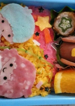 七夕☆キキララ　キャラ弁-レシピのメイン写真