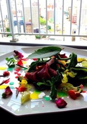 和牛のロースト 野菜 サラダと共に-レシピのメイン写真