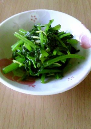 希少な山菜“青みず”のお浸し-レシピのメイン写真