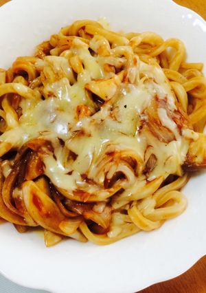 デミグラスソースうどん-レシピのメイン写真