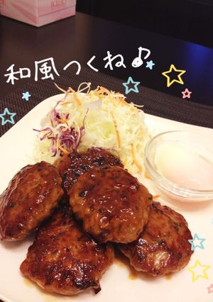 生姜香る♪鶏つくね甘辛照り焼き-レシピのメイン写真