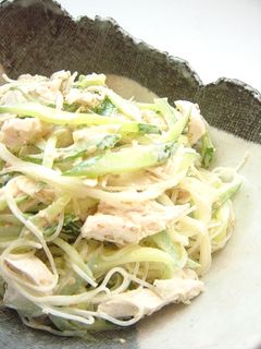 胡麻たっぷり♪鶏ささみのマヨ春雨サラダ-レシピのメイン写真