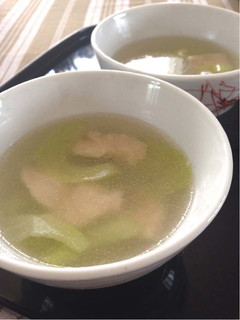 夏に♪鶏胸肉と瓜のあっさりスープ-レシピのメイン写真