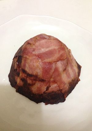 簡単オシャレ!器ごと食べるベーコン器 皿-レシピのメイン写真