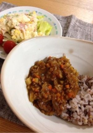 超簡単!ヒルナンデスのレンジキーマカレー-レシピのメイン写真