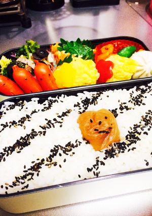 簡単！日の丸弁当-レシピのメイン写真