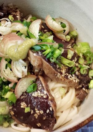かつおうどん-レシピのメイン写真