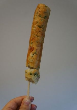 ネギとベーコンのスティックパンケーキ-レシピのメイン写真