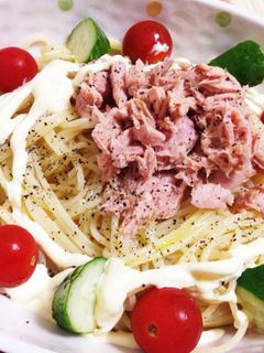 超簡単!夏のツナマヨサラダパスタ-レシピのメイン写真