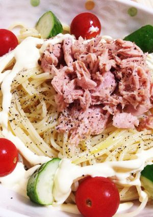 超簡単!夏のツナマヨサラダパスタ-レシピのメイン写真