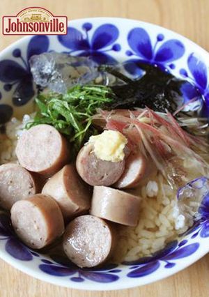 ジョンソンヴィルの冷やし麦茶漬け-レシピのメイン写真