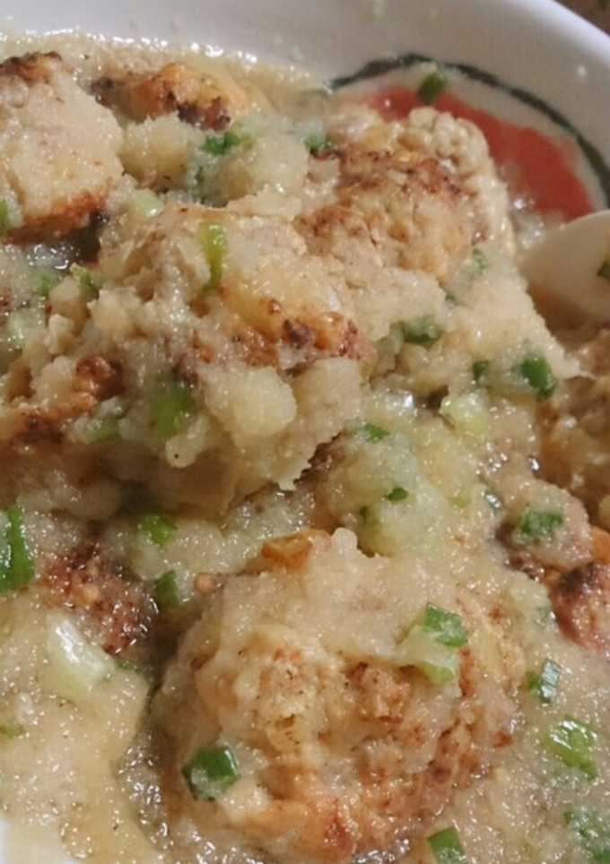 野菜入りおだんご唐揚げのみぞれあえ-レシピのメイン写真