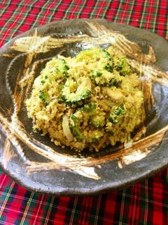 サバ缶ゴーヤおからのカレー炒め♪-レシピのメイン写真