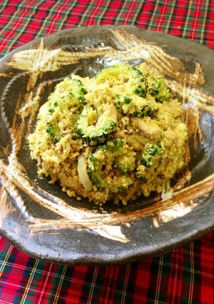 サバ缶ゴーヤおからのカレー炒め♪-レシピのメイン写真