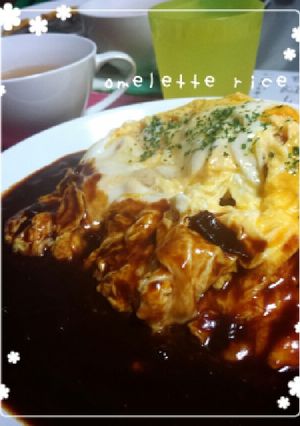簡単オムハヤシ☆-レシピのメイン写真