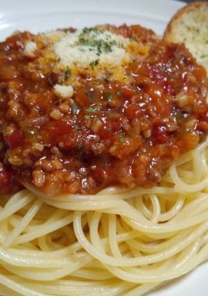 野菜たっぷりミートソース-レシピのメイン写真